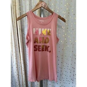 Columbia Sportwear Women's Daisy Days HIKE AND SEEK Outdoors Graphic Tank Top M